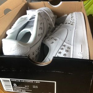 Brand new Star studded Nike Air Force 1